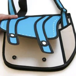 2D Cartoon Messenger Bag