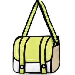2D Cartoon Messenger Bag