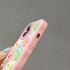 3D Daisy Flower iPhone Case