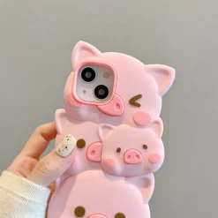 3D Piggy iPhone Case