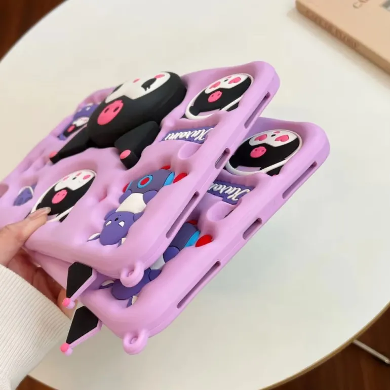 3d Pink Kitten iPad Case
