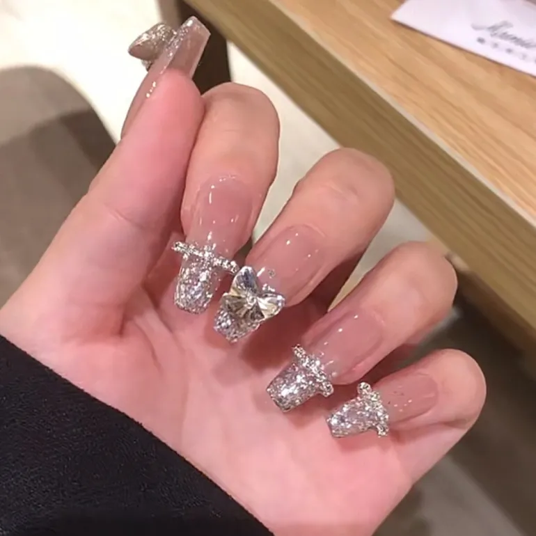 3D Pretty Princess Press On Nails