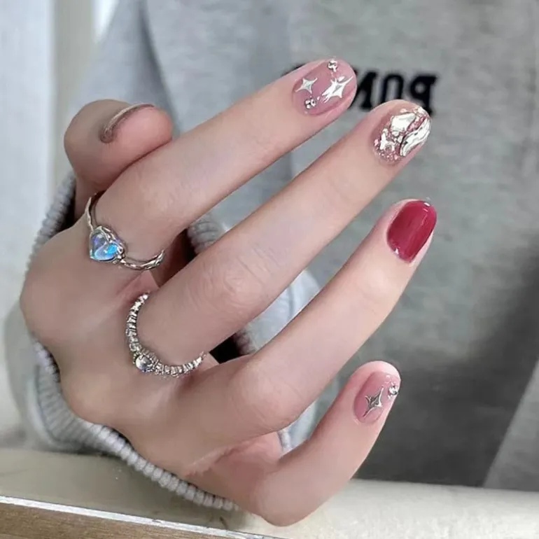 3D Pretty Princess Press On Nails