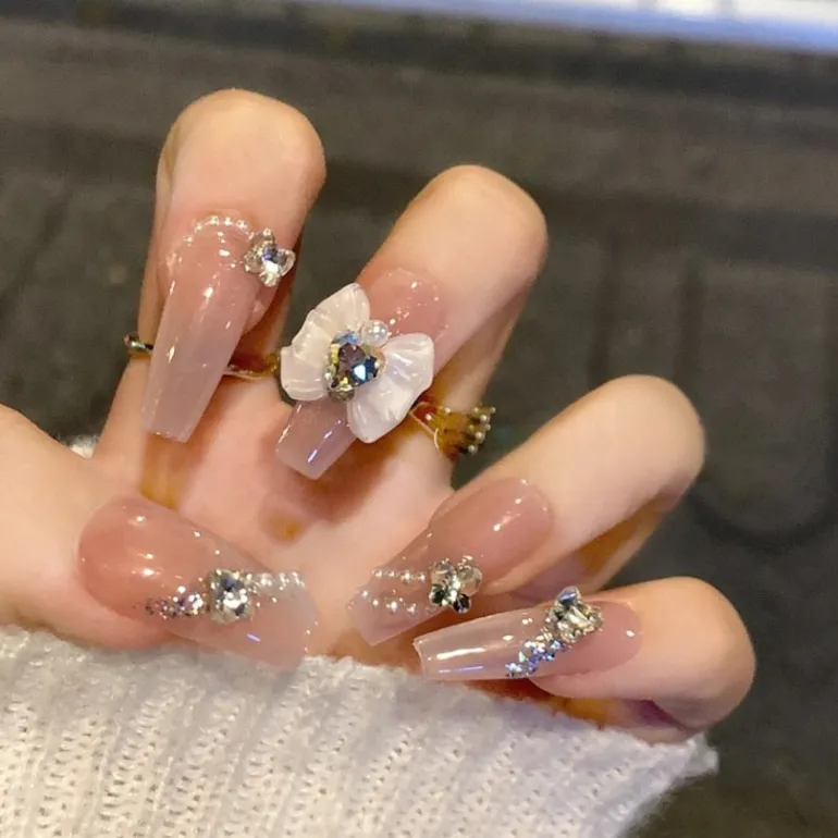 3D Pretty Princess Press On Nails
