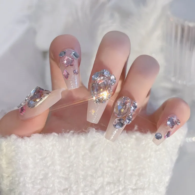3D Pretty Princess Press On Nails