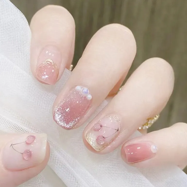3D Pretty Princess Press On Nails