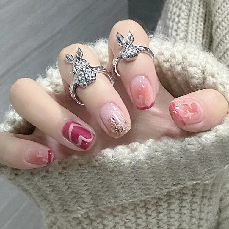 3D Pretty Princess Press On Nails