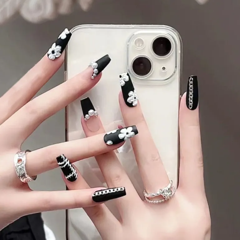 3D Pretty Princess Press On Nails