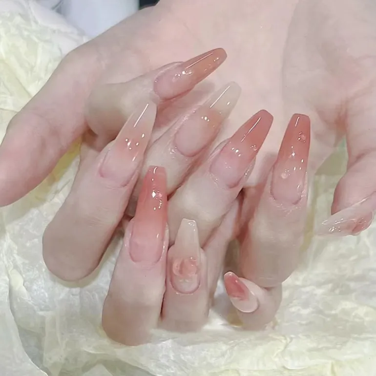 3D Pretty Princess Press On Nails