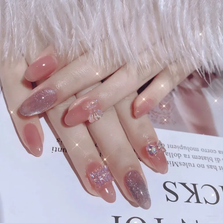 3D Pretty Princess Press On Nails