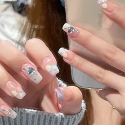 3D Pretty Princess Press On Nails