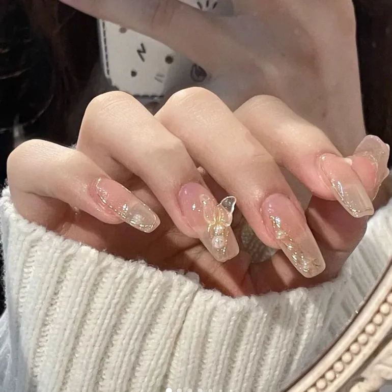 3D Pretty Princess Press On Nails