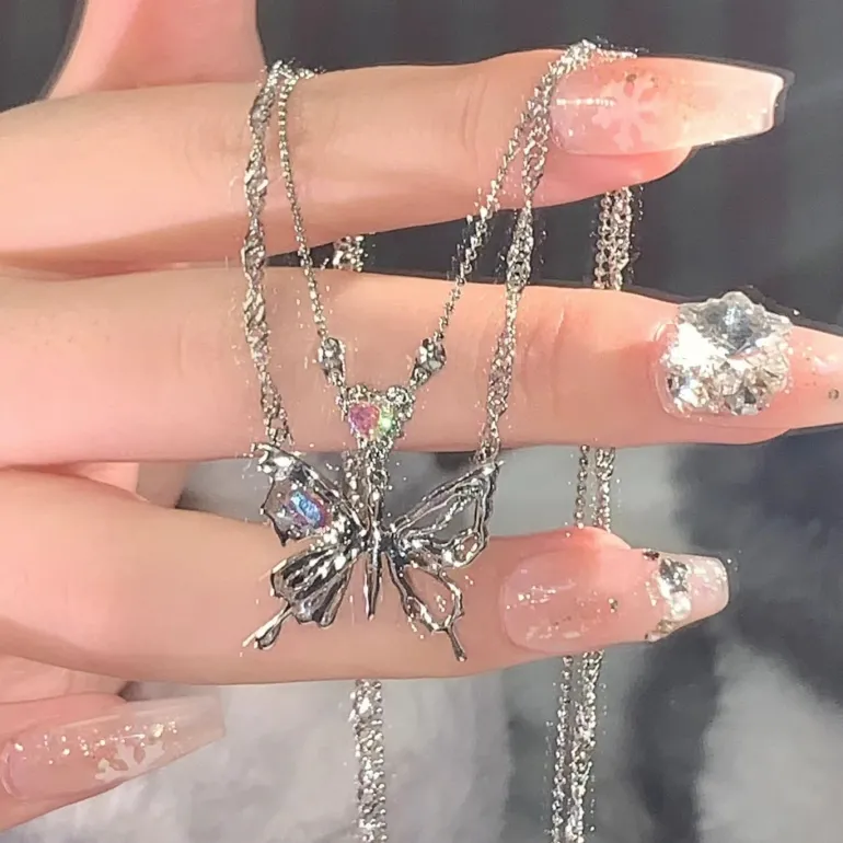 Dainty Butterfly Necklaces