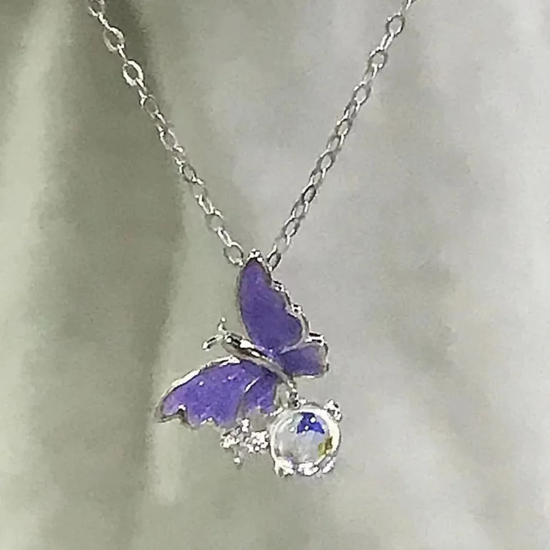 Dainty Butterfly Necklaces