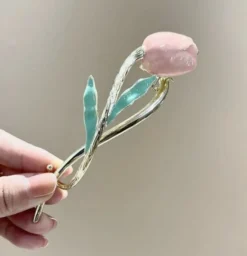 Dainty Floral Hair Claw Clip