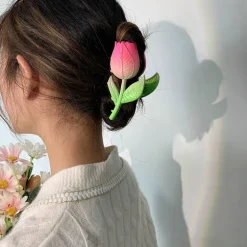 Dainty Floral Hair Claw Clip