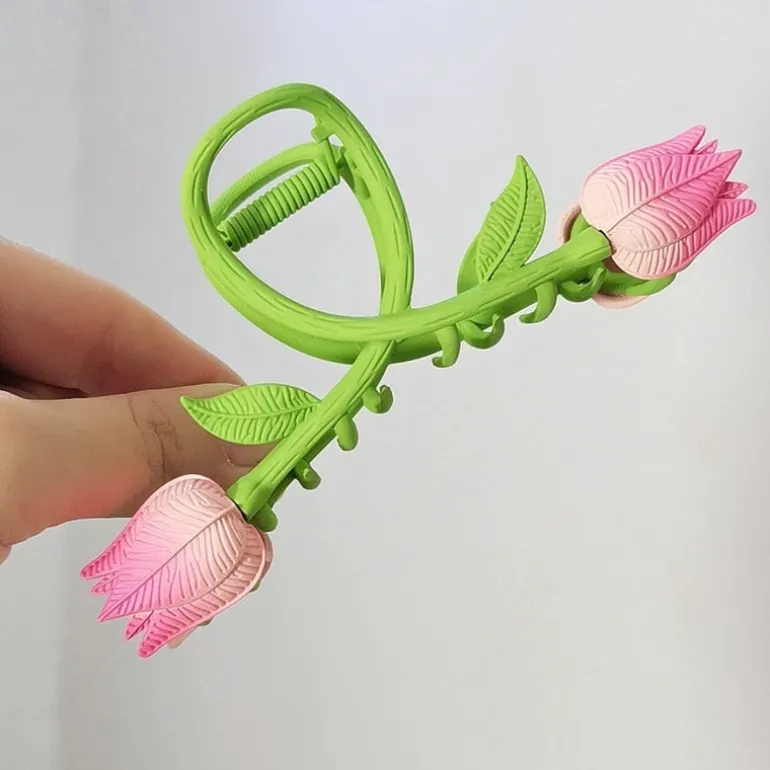 Dainty Floral Hair Claw Clip