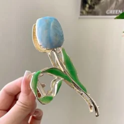 Dainty Floral Hair Claw Clip