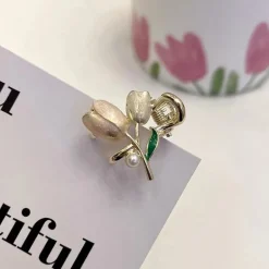 Dainty Floral Hair Claw Clip