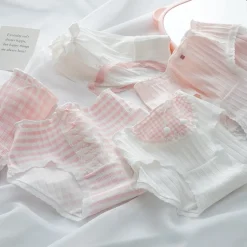 Dainty Pink Plaid Underwear