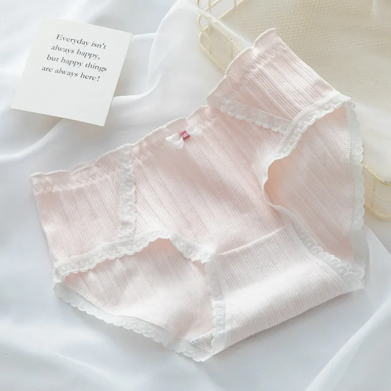 Dainty Pink Plaid Underwear