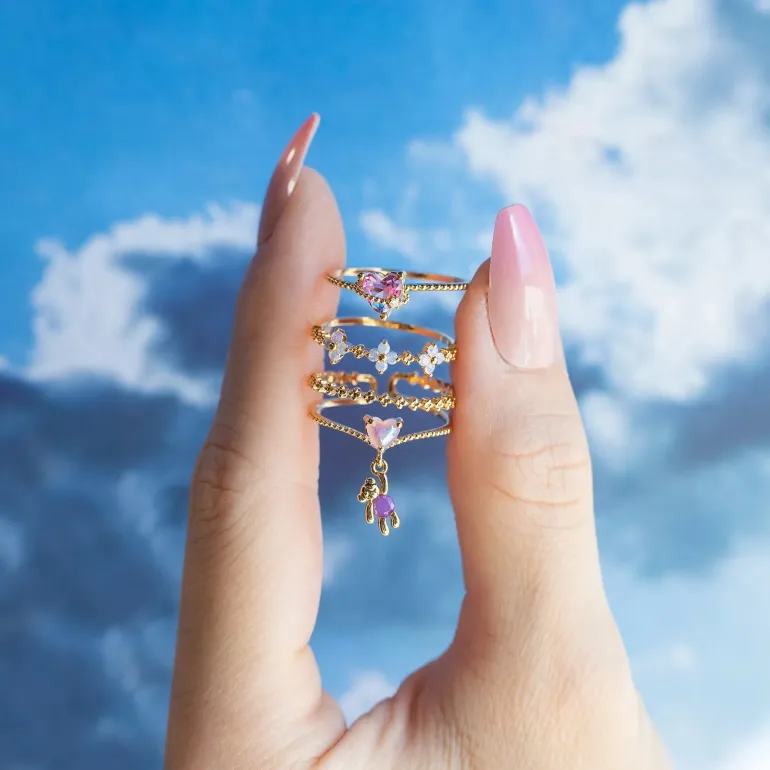 Dainty Stacking Babydoll Rings