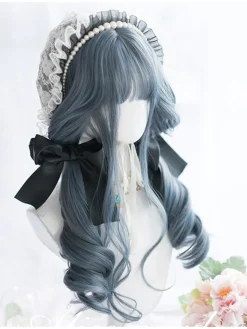 Dark Blue Gothic Wig
