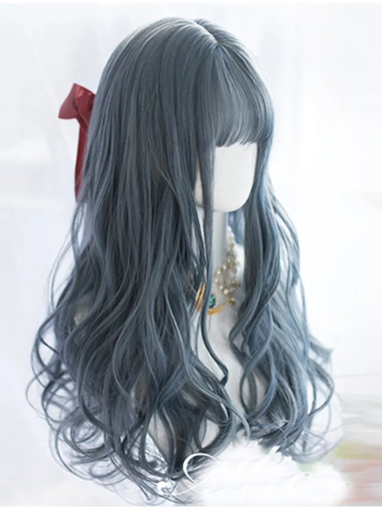 Dark Blue Gothic Wig