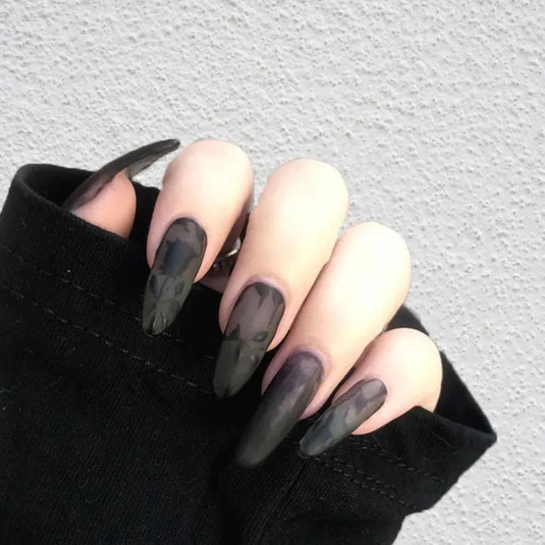 Dark Gothic Press On Nails