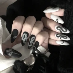 Dark Gothic Press On Nails