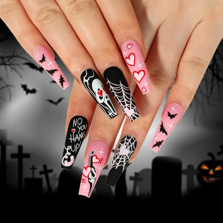 Dark Gothic Press On Nails