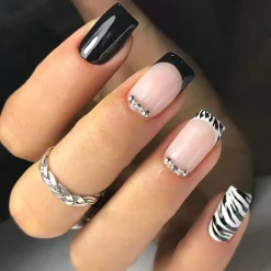 Dark Gothic Press On Nails