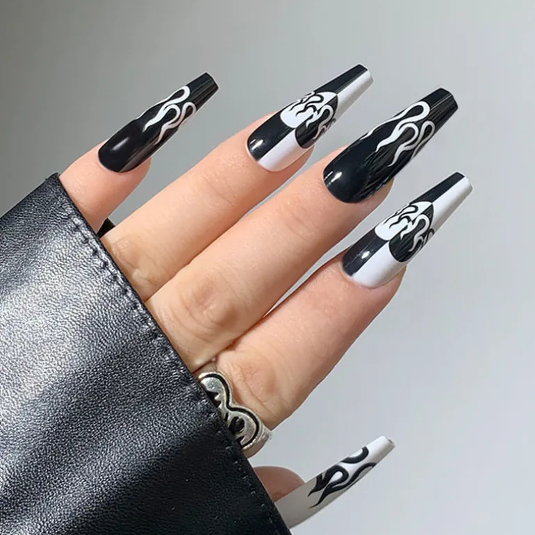 Dark Gothic Press On Nails