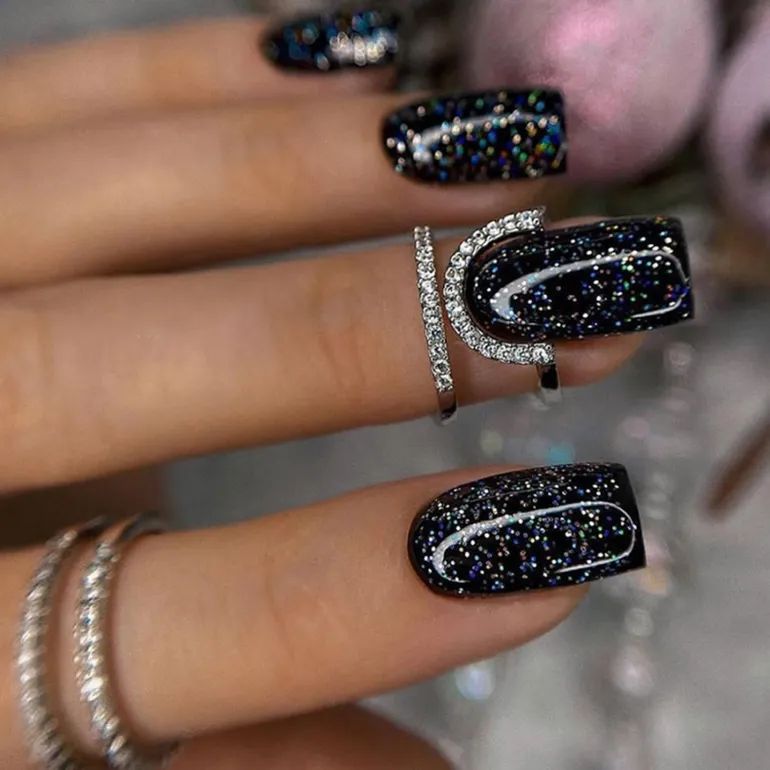 Dark Gothic Press On Nails