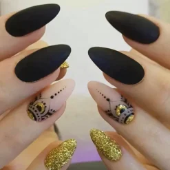 Dark Gothic Press On Nails