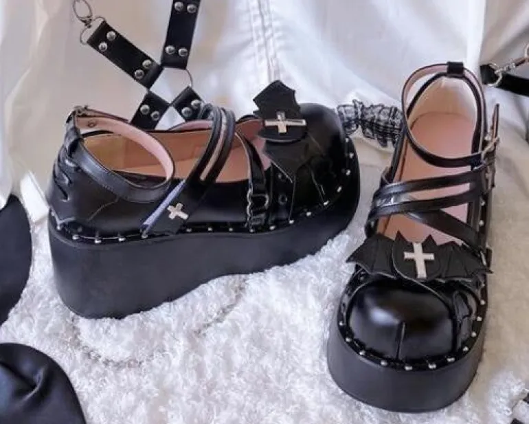 Devil's Cry Mary Janes
