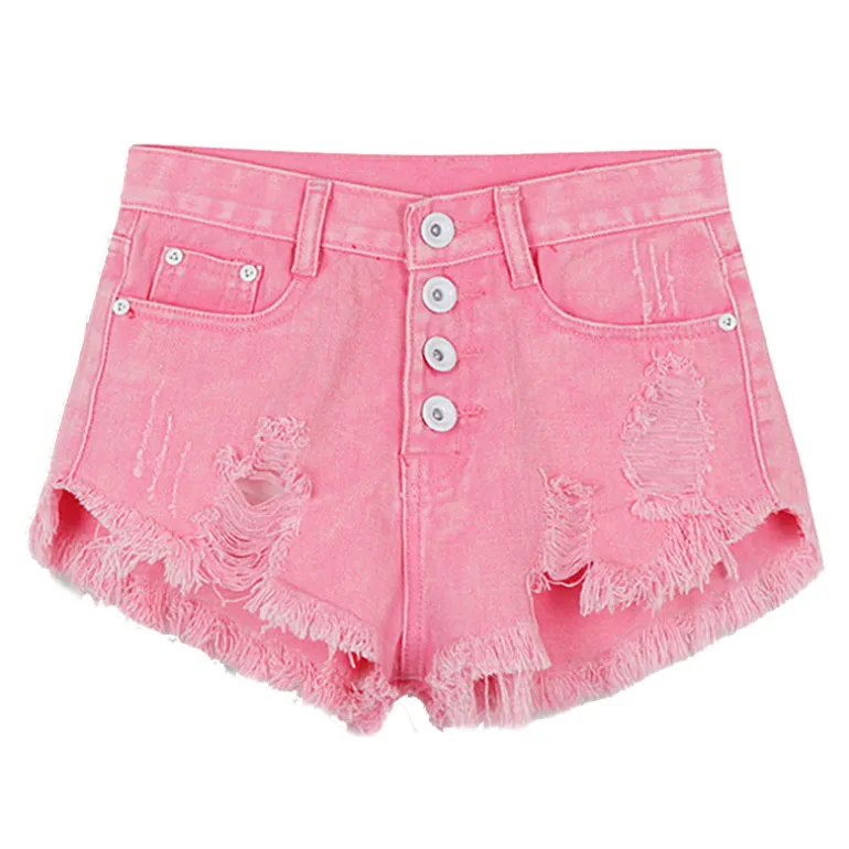 Distressed Jean Shorts