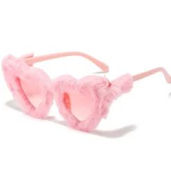 Doll Vibes Retro Heart Shaped Sunglasses