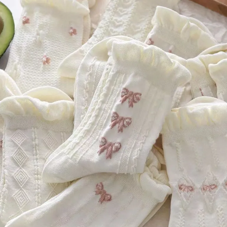 Dollette Floral Lace Socks