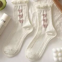 Dollette Floral Lace Socks