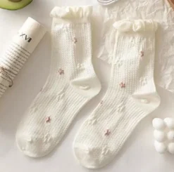 Dollette Floral Lace Socks