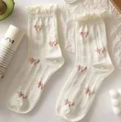 Dollette Floral Lace Socks