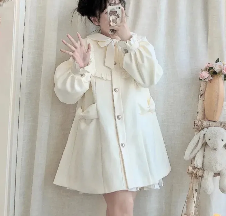 Dolly Cream Button Up Jacket