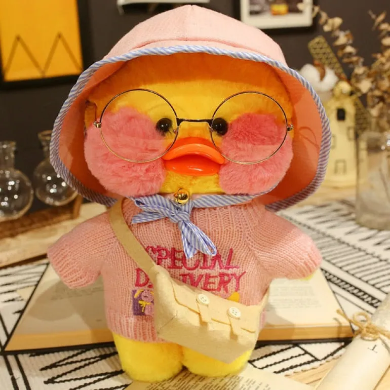 Dress Up Duckling Plush Doll