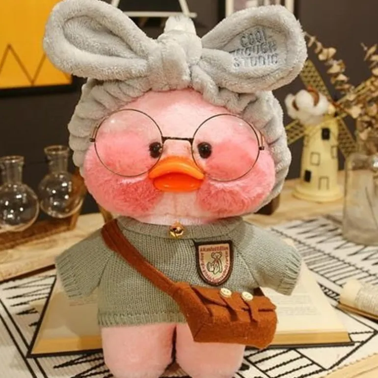 Dress Up Duckling Plush Doll