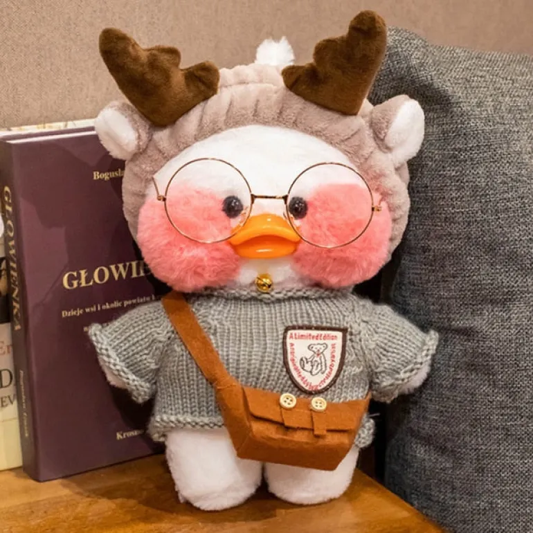 Dress Up Duckling Plush Doll