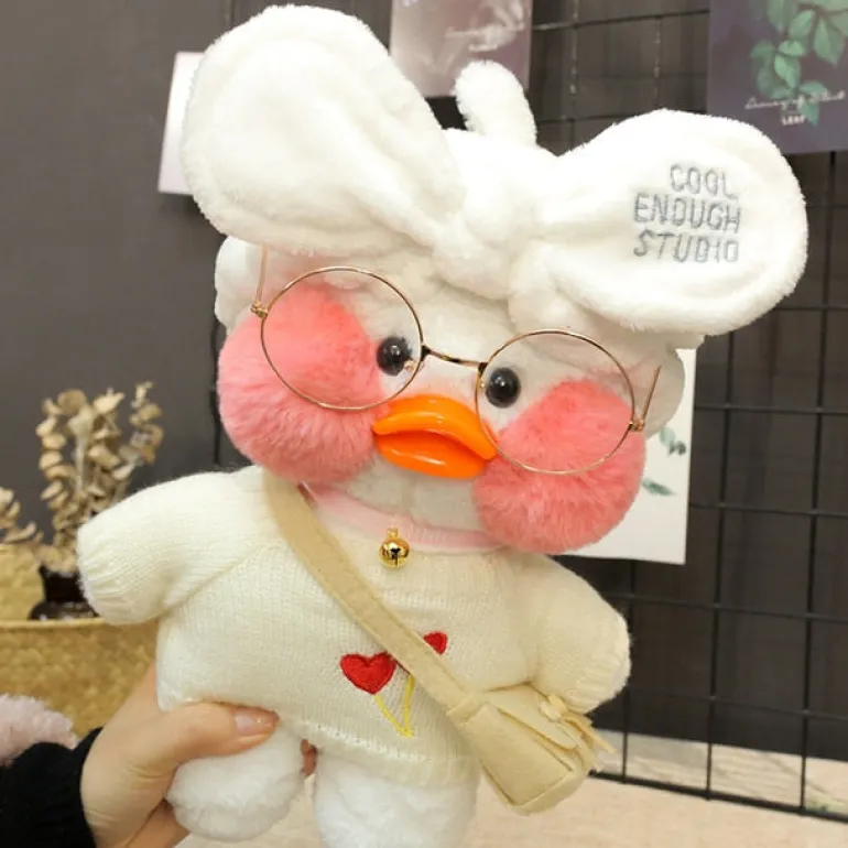 Dress Up Duckling Plush Doll