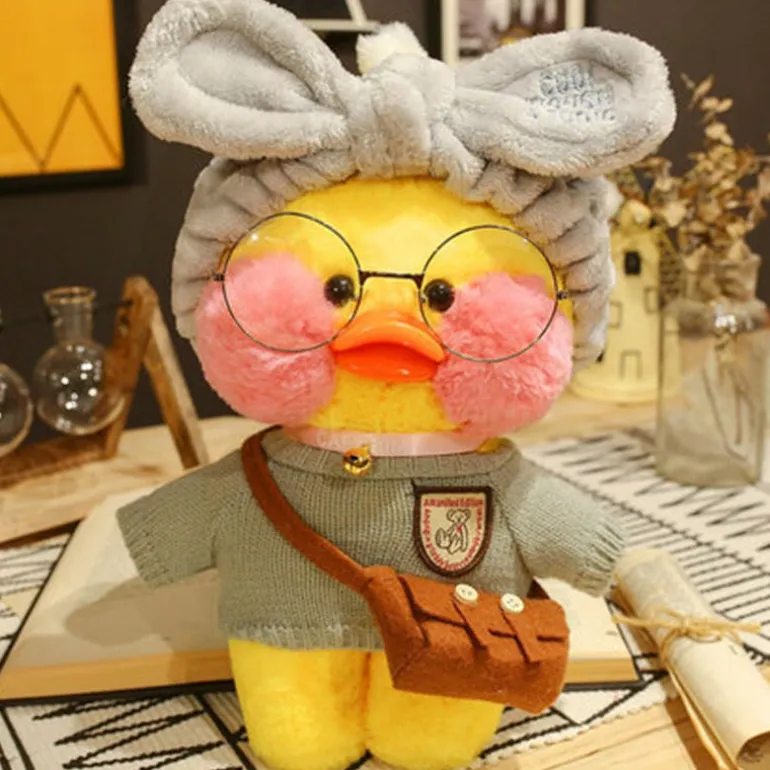 Dress Up Duckling Plush Doll