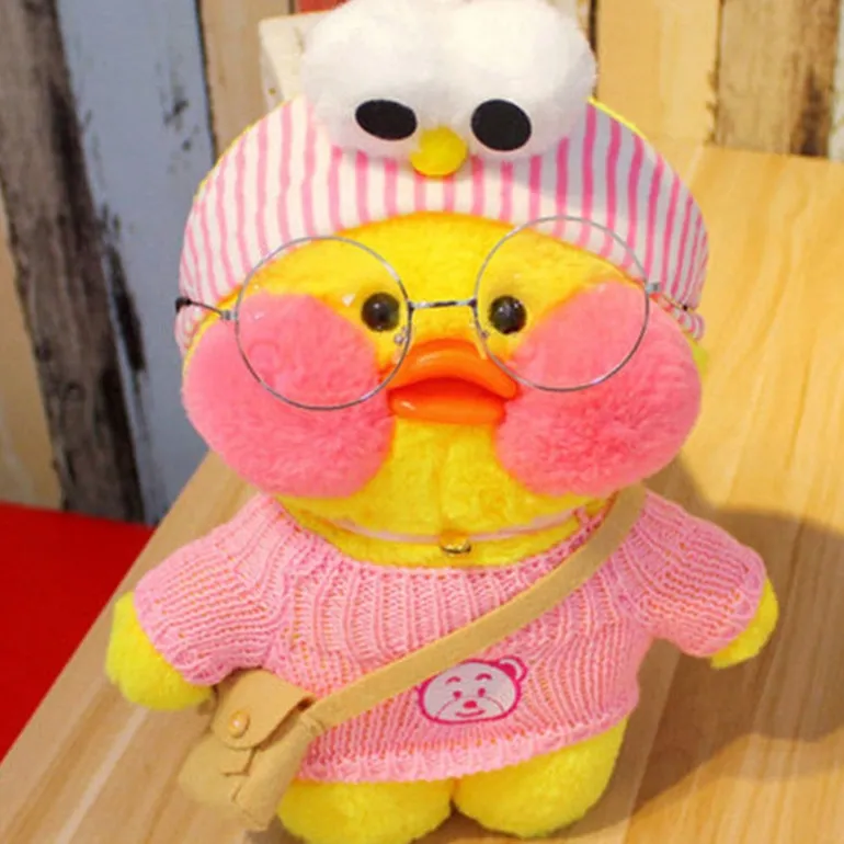 Dress Up Duckling Plush Doll