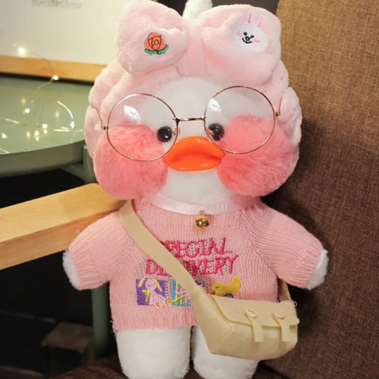 Dress Up Duckling Plush Doll